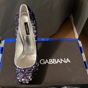 High heeled dolce and gabbana shoe